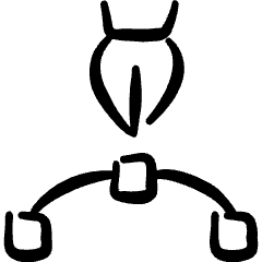 Vectors Pen New Anchor Icon from Freehand Set