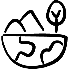 Ecology Globe Nature Icon from Freehand Set