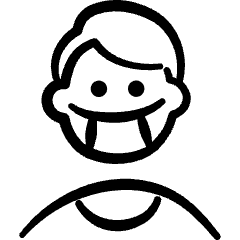 Pollution Wear Mask Male Icon from Freehand Set