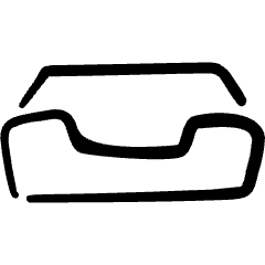 Drawer Empty Icon from Freehand Set