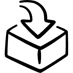 Email Action Receive Icon from Freehand Set