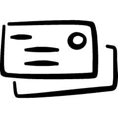 Envelope Letter Stack Icon from Freehand Set