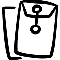 Envelope Sealed Icon from Freehand Set