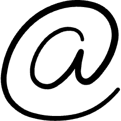 Read Email At Symbol Icon from Freehand Set