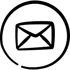 Read Email Circle Icon from Freehand Set