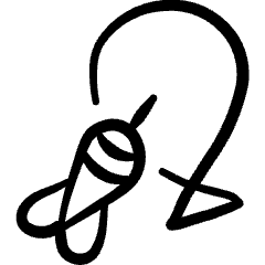 Amusement Park Balloon Dart Icon from Freehand Set