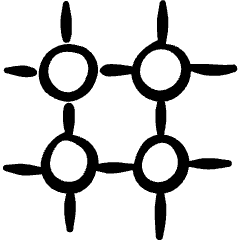 Board Game Go Icon from Freehand Set