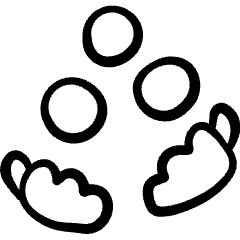 Circus Ball Juggling 1 Icon from Freehand Set