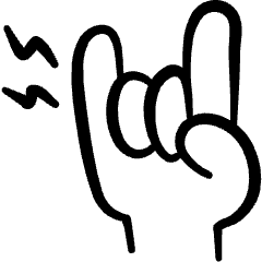 Concert Rock Icon from Freehand Set