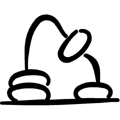 Educative Toys Counting Icon from Freehand Set