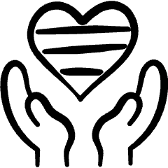 Gender Variance Hand Heart 2 Icon from Freehand Set