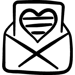 Gender Variance Love Letter Icon from Freehand Set