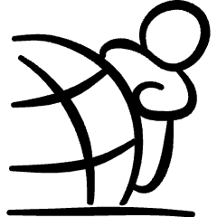 Family Outdoors Rotate Globe Icon from Freehand Set