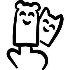 Toy Finger Puppet Icon from Freehand Set