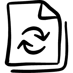 Common File Sync Icon from Freehand Set