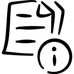 Common File Text Info Icon from Freehand Set
