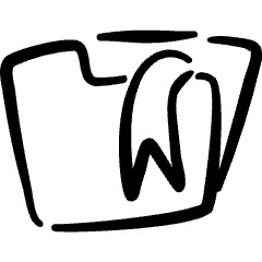 Folder Bookmark Icon from Freehand Set