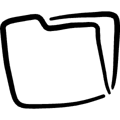 Folder Open Icon from Freehand Set