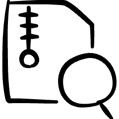 Zip File Search Icon from Freehand Set