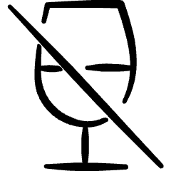 Alternative Food No Alcohol Glass Icon from Freehand Set