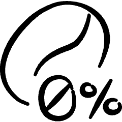 Alternative Food Non Zero Cafeine Icon from Freehand Set