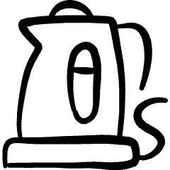 Appliances Electric Kettle Icon from Freehand Set