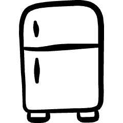 Appliances Fridge Icon from Freehand Set