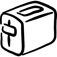 Appliances Toaster Icon from Freehand Set