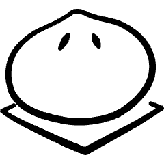 Asian Food Chinese Bao Icon from Freehand Set