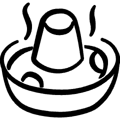 Asian Food Hotpot Icon from Freehand Set