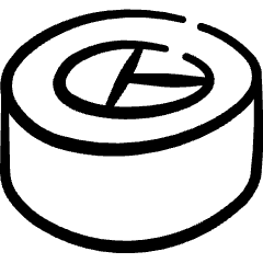 Asian Food Japanese Sushi Roll Icon from Freehand Set