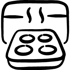 Bakery Oven Icon from Freehand Set