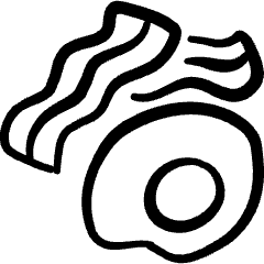 Breakfast English Icon from Freehand Set