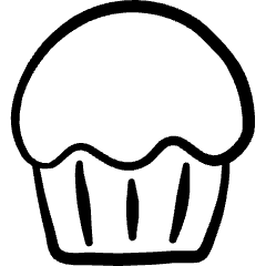 Cake Cupcake 1 Icon from Freehand Set