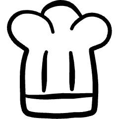 Chef Gear Hat Icon from Freehand Set