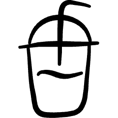 Coffee Cold Icon from Freehand Set