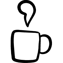 Coffee Mug Icon from Freehand Set