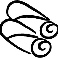 Exotic Food Rolls Icon from Freehand Set