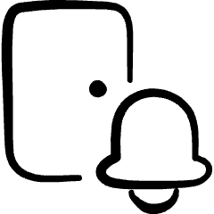 Food Delivery Service Arrived Door Icon from Freehand Set