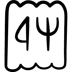 Food Delivery Service Billing Icon from Freehand Set