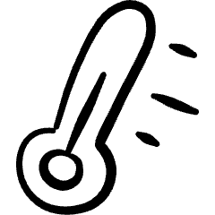 Temperature Thermometer Medium Icon from Freehand Set