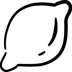 Fruit Lemon Icon from Freehand Set