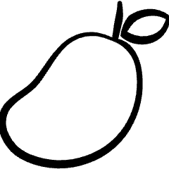 Fruit Mango 1 Icon from Freehand Set