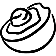 Fruit Peach Slice Icon from Freehand Set