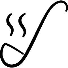 Kitchenware Ladle Icon from Freehand Set