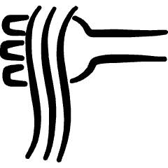 Pasta Fork Icon from Freehand Set