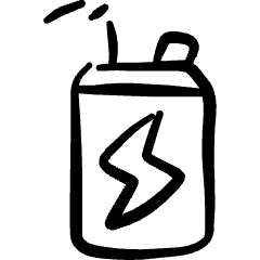 Soft Drinks Can Energy Icon from Freehand Set