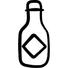 Spicy Level Tabasco Sauce Icon from Freehand Set