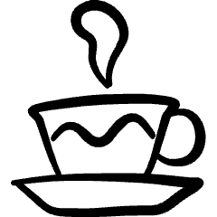 Tea Cup Icon from Freehand Set