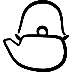 Tea Kettle Icon from Freehand Set